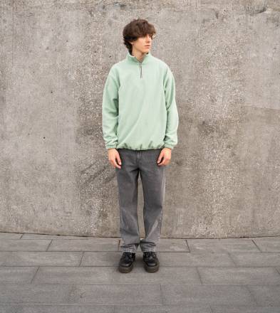 Zip Fleece green